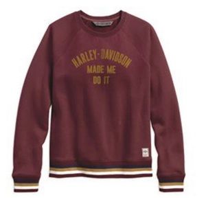 Ladies H-D "Made Me Do It" Sweatshirt